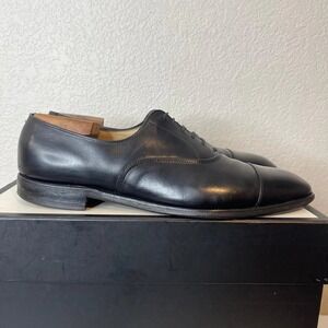 Allen Edmonds Park Avenue 5615 Cap Toe Black Leather Oxford Dress Shoe Men 13 A